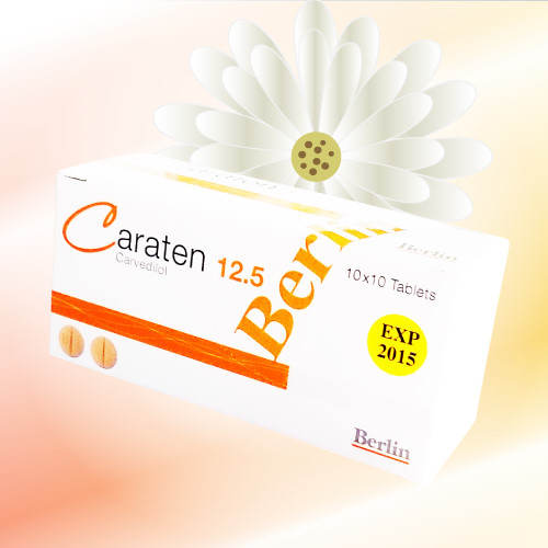 Caraten (カルベジロール) 12.5mg 100錠