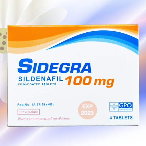 シデグラ (Sidegra) 100mg 4錠 (1箱)