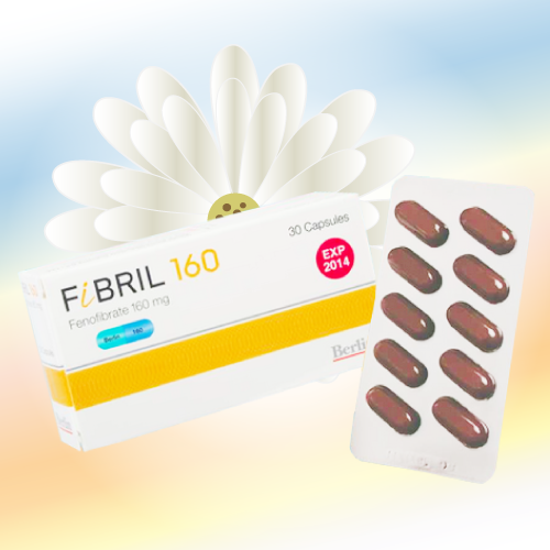 フィブリル / フェノフィブラート (Fibril) 160mg 90カプセル (3箱)