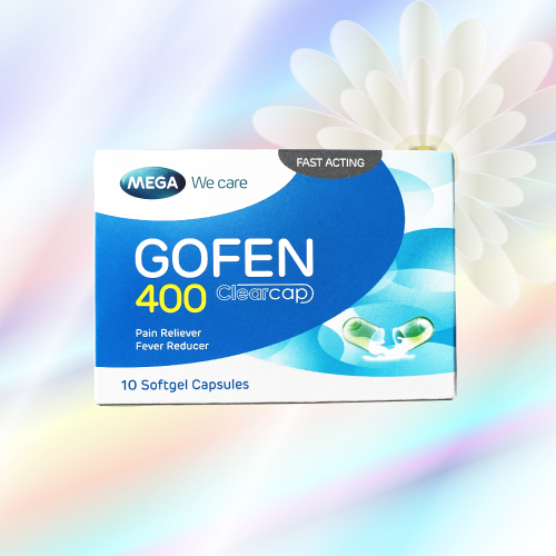 Gofen (イブプロフェン) 400mg 20カプセル (10カプセルx2シート)