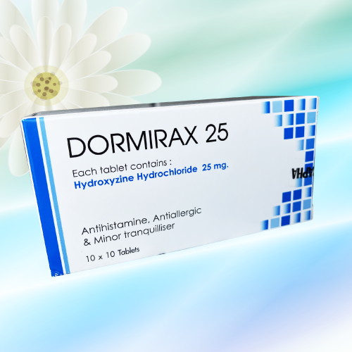 Dormirax (ヒドロキシジン) 25mg 50錠 (10錠x5シート)