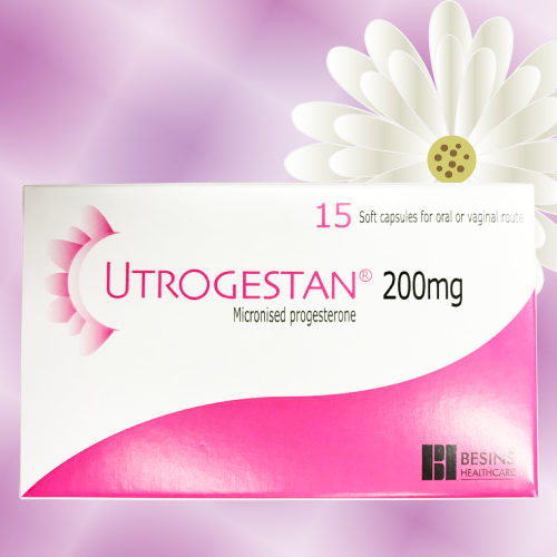 ウトロゲスタン (Utrogestan) 200mg 15カプセル (1箱)