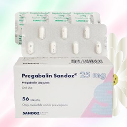 Pregabalin Sandoz (プレガバリン) 25mg 56カプセル (56カプセルx1箱)