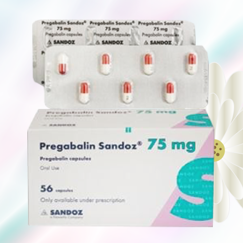 Pregabalin Sandoz (プレガバリン) 75mg 112カプセル (56カプセルx2箱)