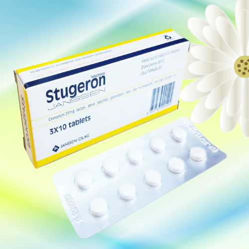 スチュゲロン (Stugeron) 25mg 60錠 (30錠x2箱)