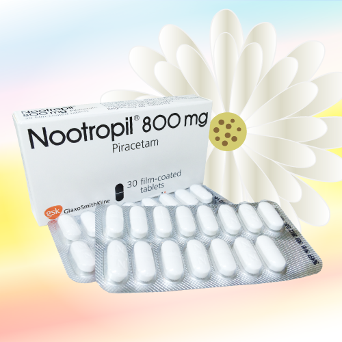 ヌートロピル (Nootropil)/ ピラセタム 800mg 60錠 (30錠x2箱)