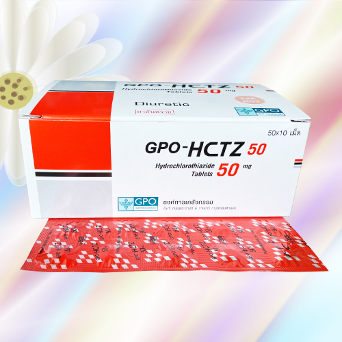 GPO-HCTZ 50 (ヒドロクロロチアジド) 50mg 500錠 (10錠x50シート)