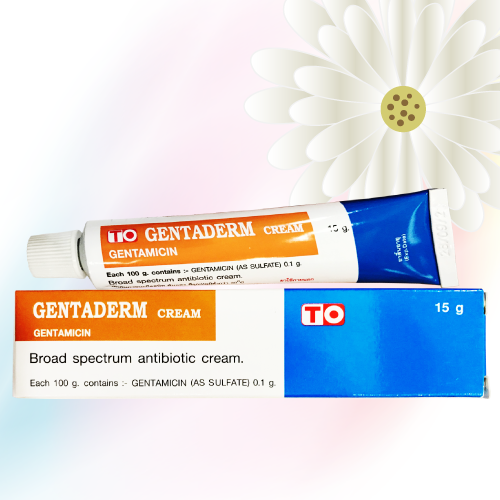 Gentaderm Cream (ゲンタマイシンクリーム) 0.1% 15g 3本