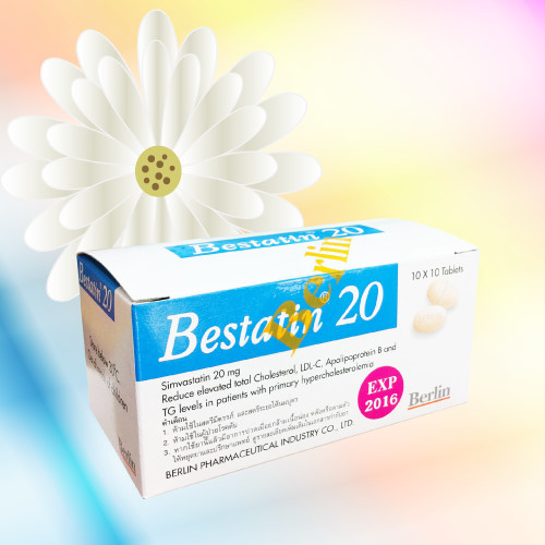 Bestatin (シンバスタチン) 20mg 100錠