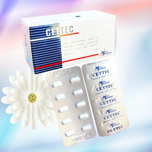 Cettec (セチリジン) 10mg 100錠