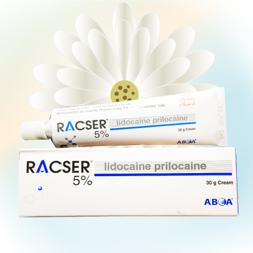 【クリアランスセール!】ラクサールクリーム / リドカイン-プリロカイン (Racser) 5% 30g 2本