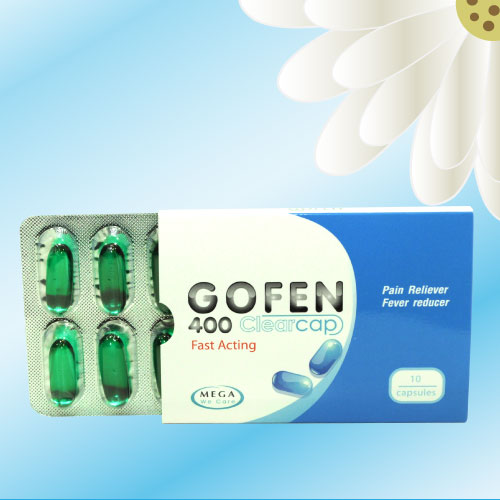 Gofen (イブプロフェン) 400mg 60カプセル (10カプセルx6シート)