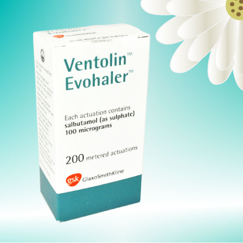 ベネトリン吸入器 / ベントリンエボハラー (Ventolin Evohaler) 2箱