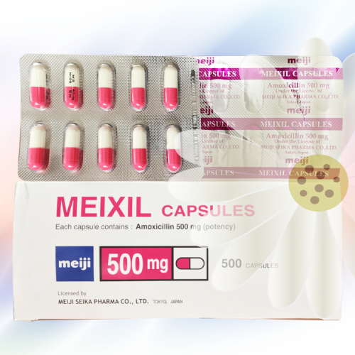 Meixil (アモキシシリン) 500mg 200カプセル (20シート)