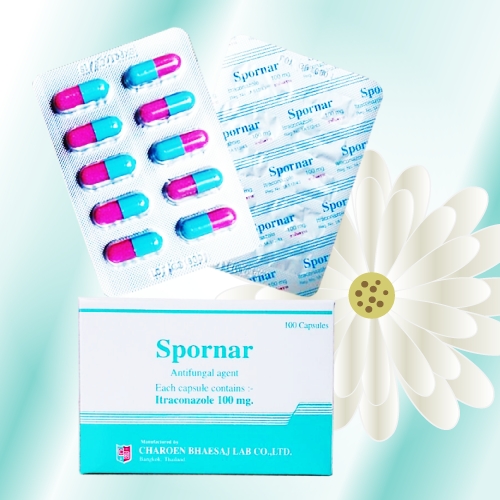 Spornar (イトラコナゾール) 100mg 20カプセル (10カプセルx2シート)