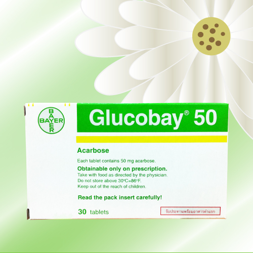 グルコバイ (Glucobay) 50mg 90錠 (30錠x3箱)