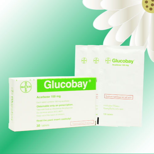 グルコバイ (Glucobay) 100mg 90錠 (30錠x3箱)