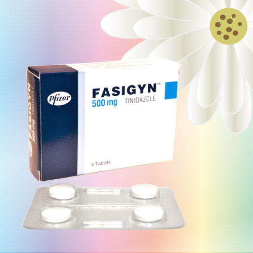 ファシジン/チニダゾール (Fasigyn) 500mg 20錠 (4錠x5箱)