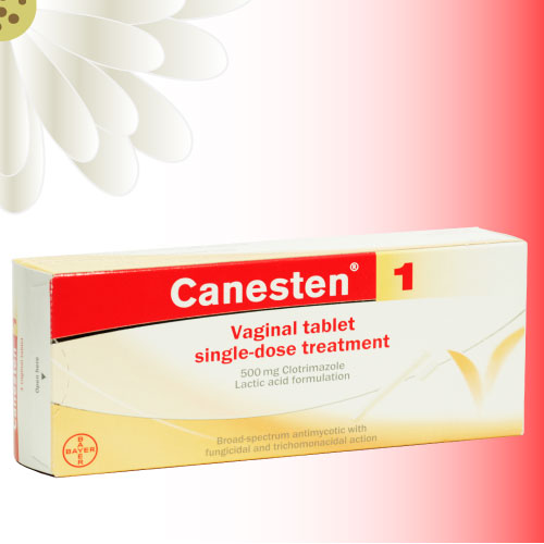 カーネステン1 膣錠 (Canesten 1) 500mg 3錠 (1錠x3箱)