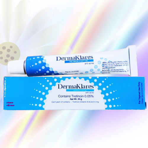 DermaKlares (トレチノインクリーム) 0.05% 20g 3本