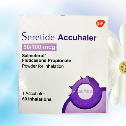 アドエア100ディスカス (Seretide Accuhaler 50/100mcg) 60吸入用 1箱