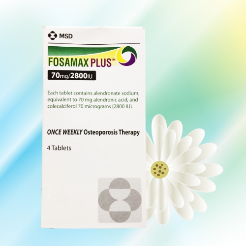 フォサマックスプラス (Fosamax Plus) 70mg/2800IU 12錠 (4錠x3箱)